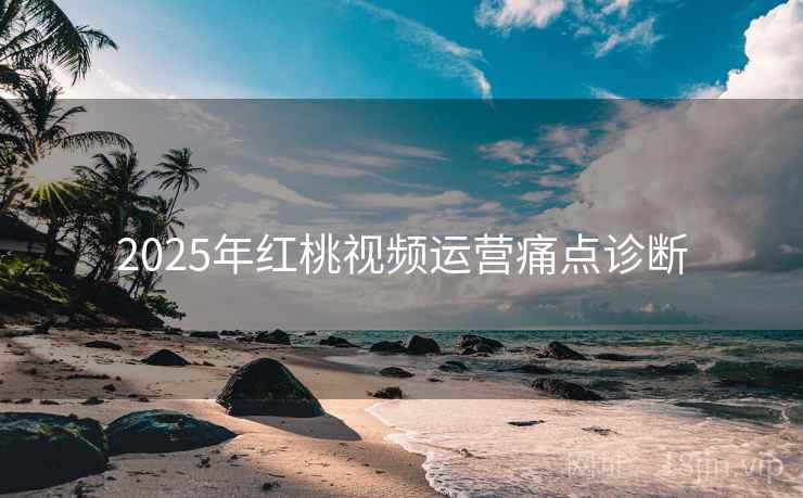 2025年红桃视频运营痛点诊断