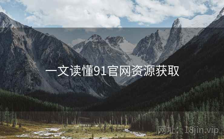 一文读懂91官网资源获取