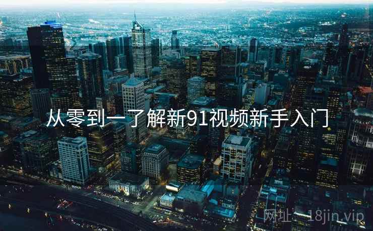 从零到一了解新91视频新手入门