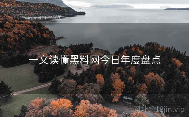 一文读懂黑料网今日年度盘点