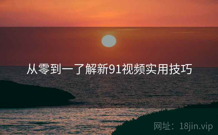 从零到一了解新91视频实用技巧