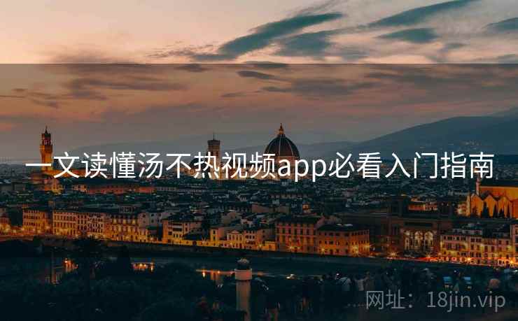 一文读懂汤不热视频app必看入门指南